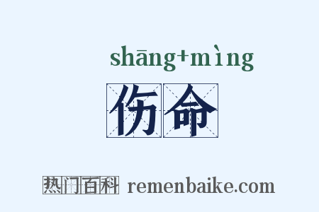 伤命是什么意思的图片